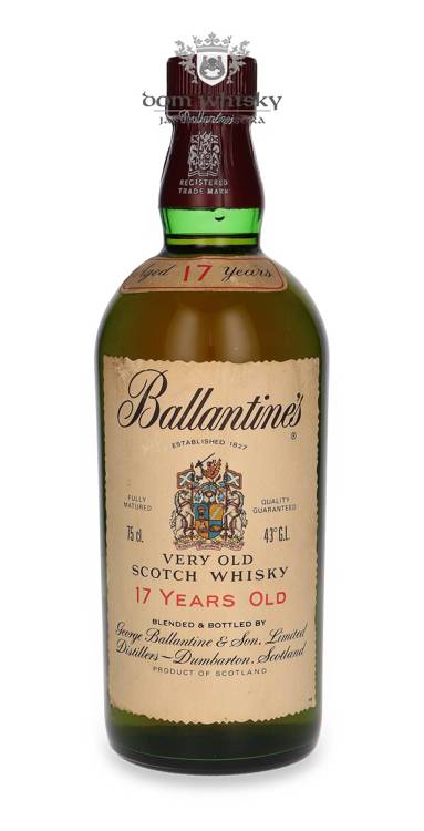 Ballantine’s 17-letni (Bottled 1970's) / 43 G.L / 0,75cl