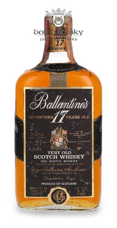Ballantine’s 17-letni (Bottled 1980s) / 43%/ 0,75l	