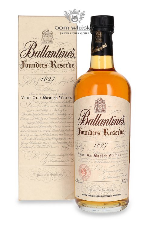 Ballantine’s Founder’s Reserve 1827 (Bottled 1980s) / 43%/ 0,75l 	