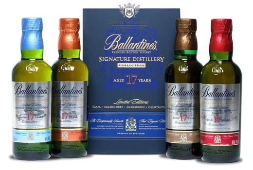 Ballantine's Signature Distillery Collection, 17-letni / 40% / 4 x 0,2l