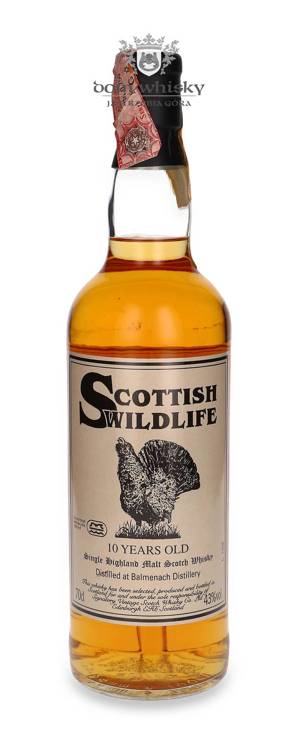 Balmenach 10-letni Scottish Wildlife Signatory Vintage / 43% / 0,7l