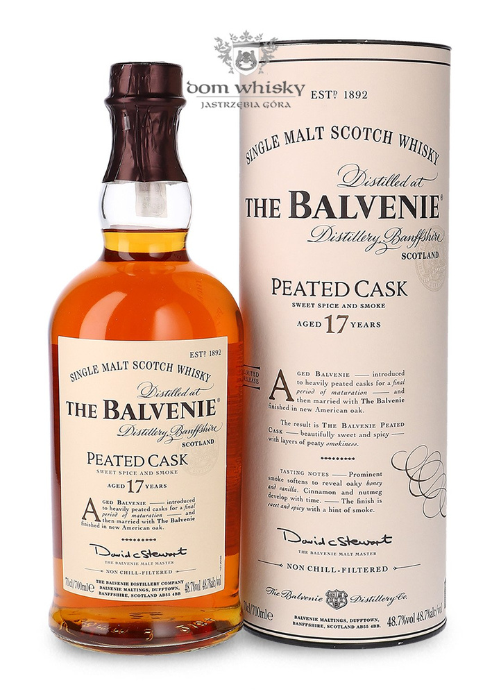 Balvenie Peated Cask, 17-letni / 48,7% / 0,7l