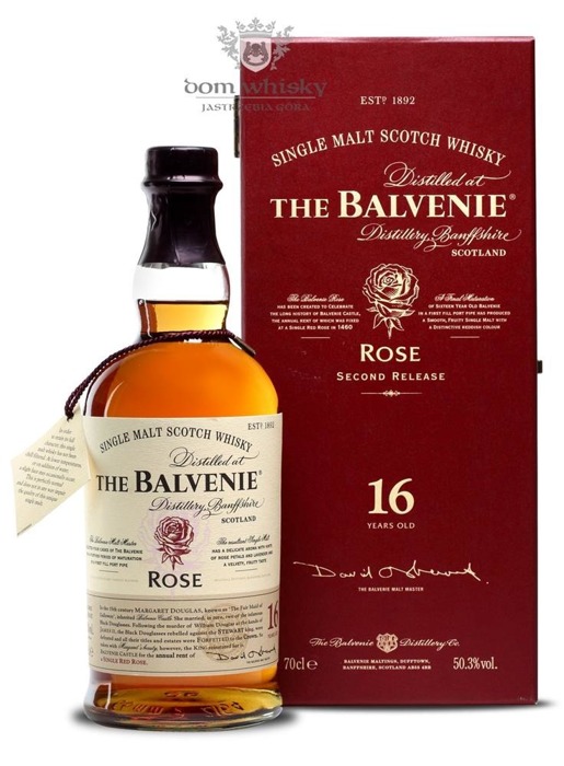 Balvenie Rose 16-letnia, 2nd Release / 50,3%/ 0,7l
