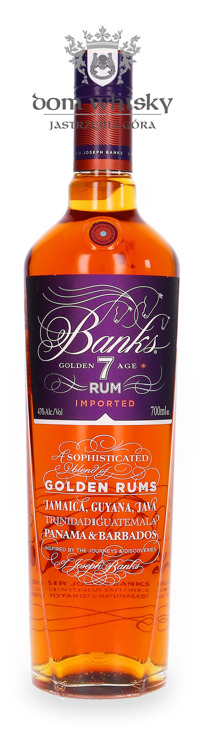 Bank's 7 letni Island Golden Rum (Bacardi) / 43%/ 0,7l