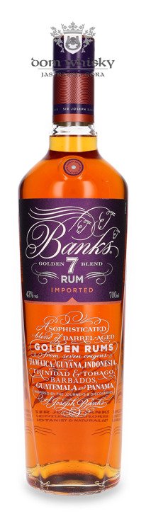 Bank's Golden 7 Blended Rum (Bacardi) / 43%/ 0,7l