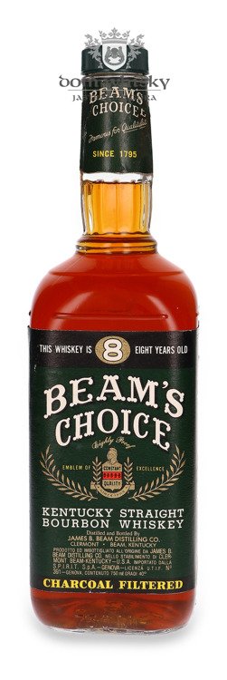 Beam’s Choice 8-letni Straight Bourbon (Bottled 1970s) / 40%/ 0,75l