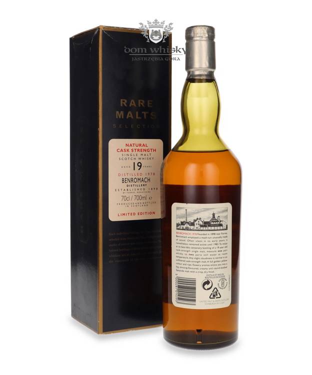 Benromach 19-letni (D.1978, B.1998) Rare Malts / 63,8% / 0,7l