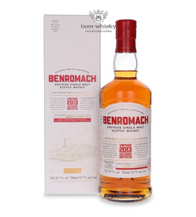 Benromach Cask Strength  Batch 01 (D.2013, B.2023) / bez opakowania /59,7%/ 0,7l	