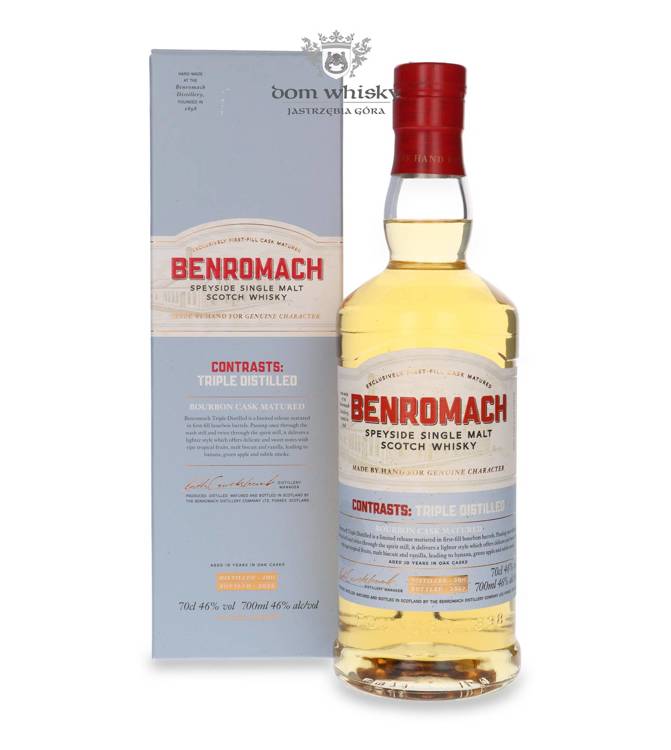 Benromach Contrasts: Triple Distilled (D.2011, B.2022) / 46% / 0,7l