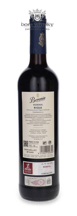 Beronia Rioja Reserva / 14% / 0,75l