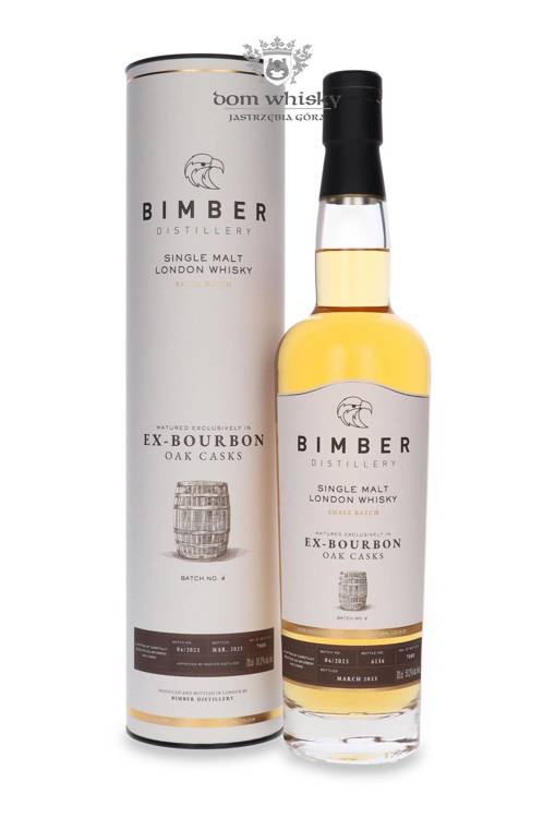 Bimber London Single Malt Ex-Bourbon Casks Batch No. 4 / 51,2%/ 0,7l 