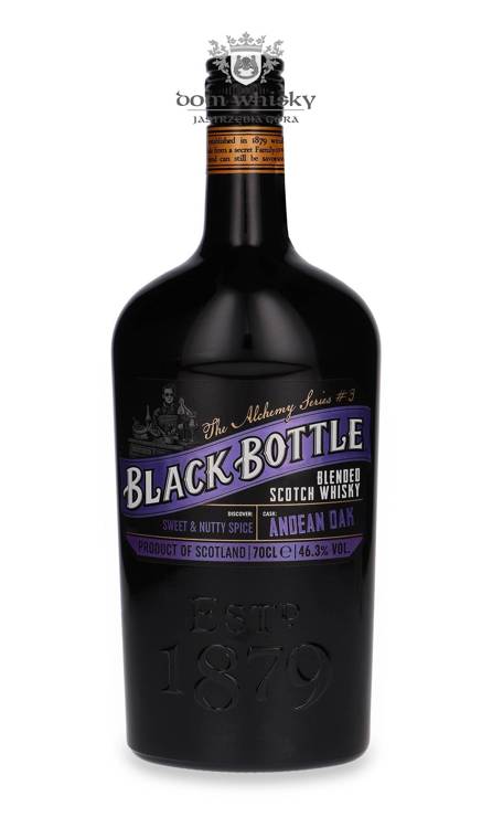 Black Bottle Andean Oak, Alchemy Series # 3 / 46,3%/ 0,7l  