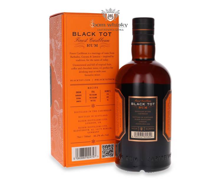 Black Tot Finest Caribbean Rum /karton/ 46,2% / 0,7l