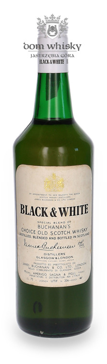 Black & White (Bottled 1960s/70s) / 40%/ 0,75l