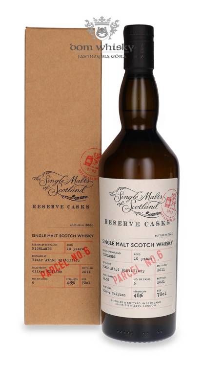 Blair Athol 10-letni The Single Malts of Scotland Reserve Cask Parcel No. 6 / 48%/ 0,7l	