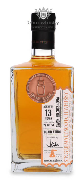 Blair Athol 13-letni (D.2008, B. 2021) Rum Quarter Cask Finish, The Single Cask / 56,3%/ 0,7l