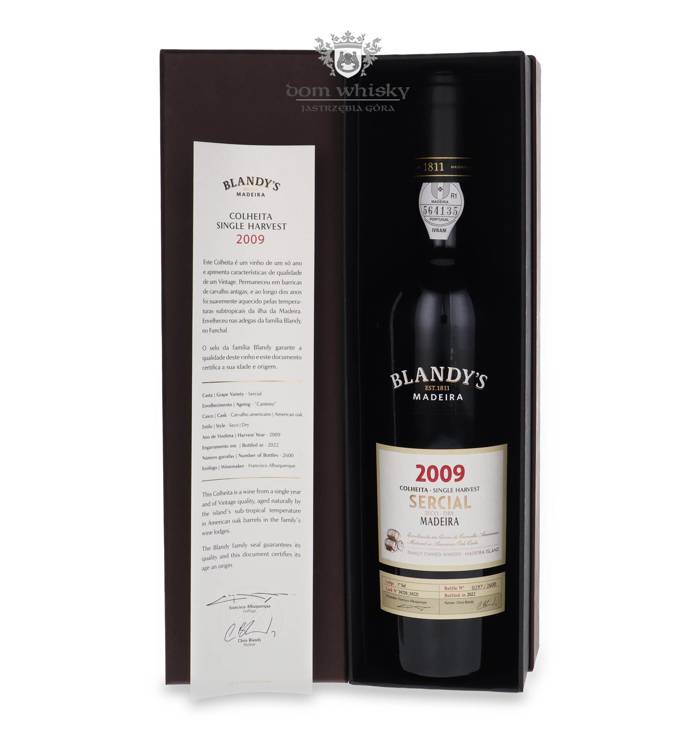 Blandy's 2009 Sercial Madeira / 20%/ 0,75l