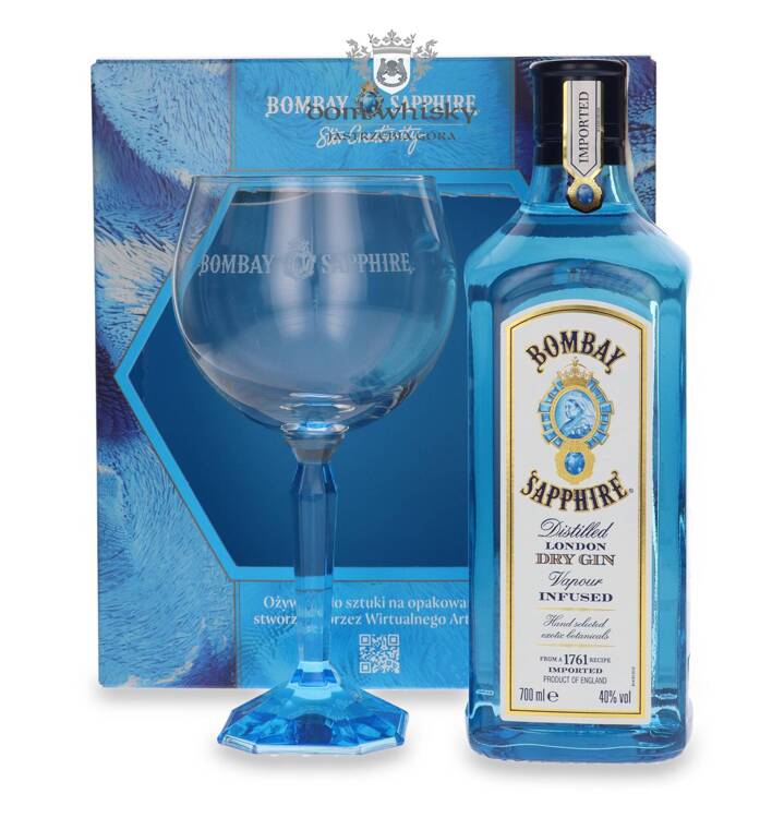 Bombay Sapphire London Dry Gin + Copa  / 40% / 0,7l