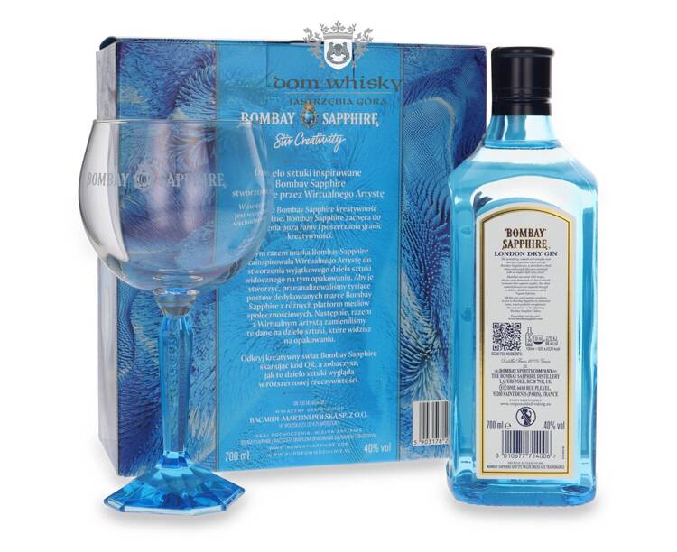 Bombay Sapphire London Dry Gin + Copa  / 40% / 0,7l