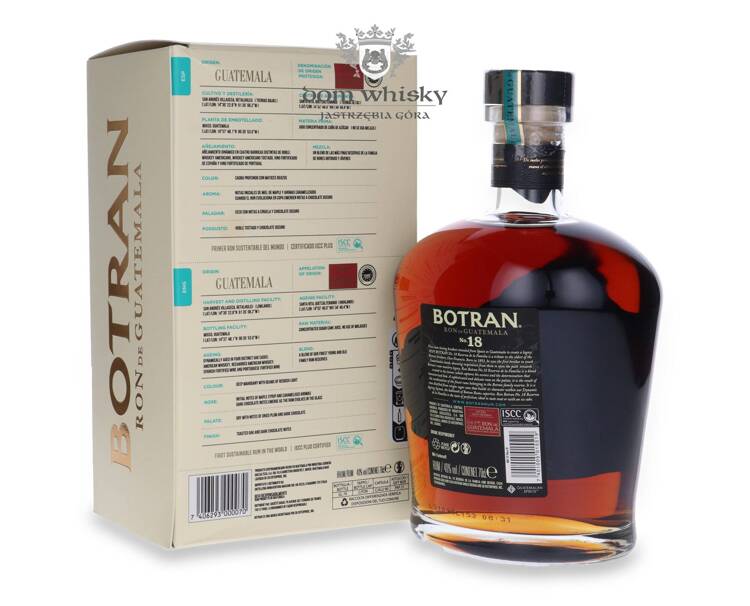 Botran Ron Anejo Sistema 18 Solera (Guatemala) /karton/ 40% / 0,7l