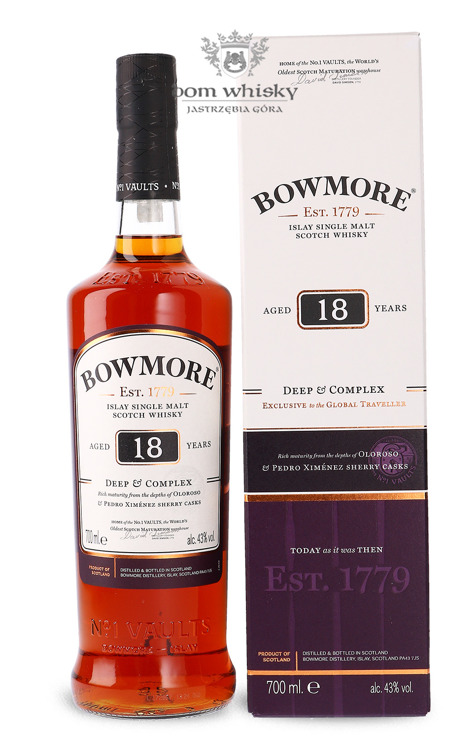 Bowmore Deep & Complex 18-letni /43%/ 0,7l