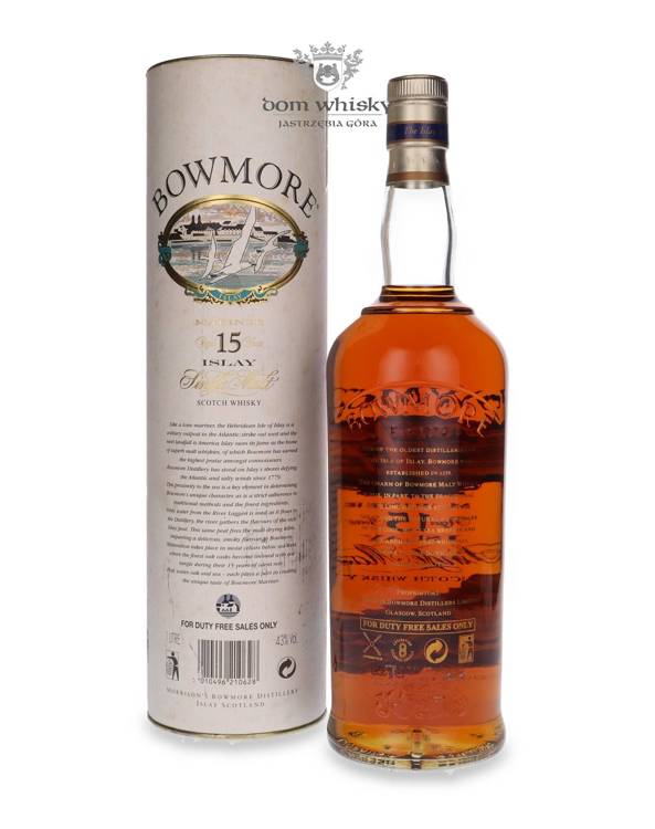 Bowmore Mariner, 15-letni (Screen Printed Label) Tuba / 43% / 1,0l