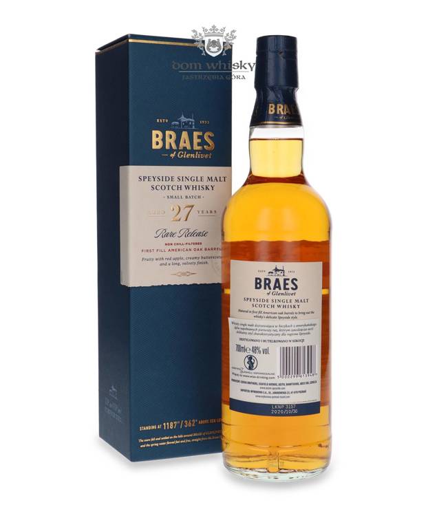 Braes of Glenlivet 27-letni Secret Speyside Collection / 48%/ 0,7l 