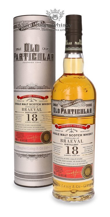 Braeval 18-letni (D.2001, B.2019) Douglas Laing’s Old Particular /48,4%/ 0,7l