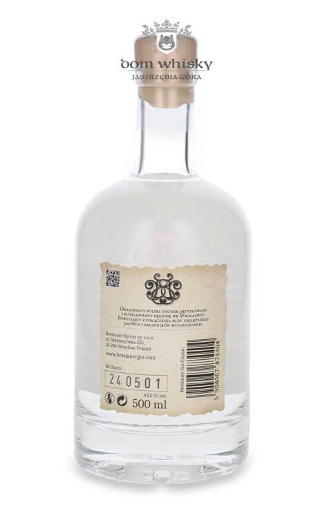 Breslauer Classic Gin / 43,5% / 0,5l