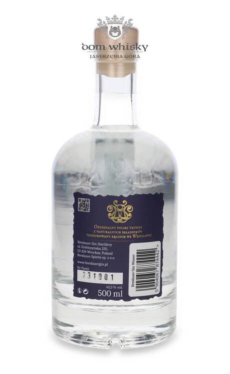 Breslauer Winer Gin Special Edition / 43,5% / 0,5l