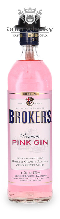 Broker's Premium Gin Pink / 40% / 0,7l