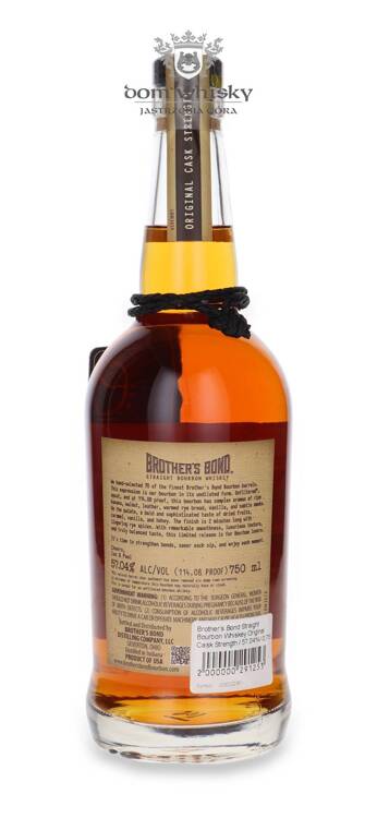 Brother’s Bond Straight Bourbon Whiskey Original Cask Strength / 57,04%/ 0,75l  