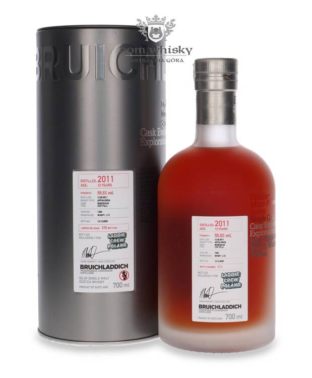 Bruichladdich 12-letni (D. 2011) Micro-Provenance Single Cask / 55,6% /0,7l