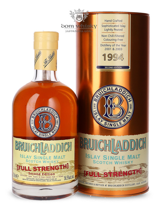 Bruichladdich 1994, (B.2005) Full Strength - 2nd Edition / 56,5% / 0,7l