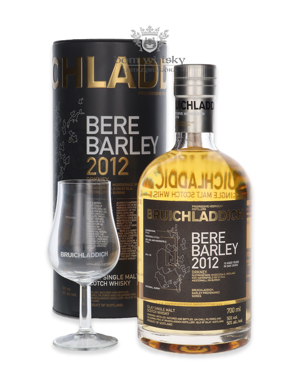 Bruichladdich Bere Barley 2012 / 50%/ 0,7l + kieliszek