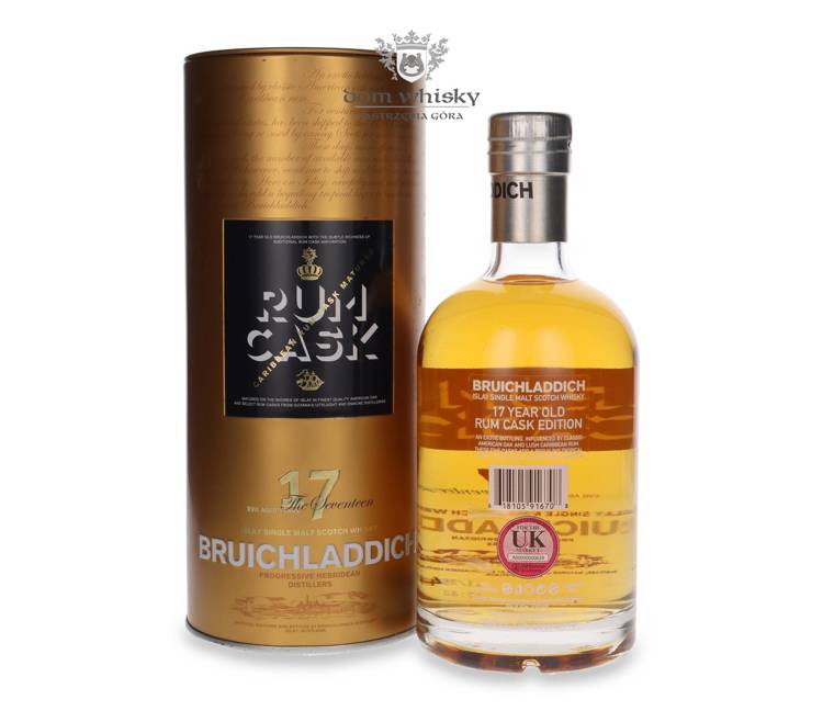Bruichladdich Caribbean Rum Cask, 17-letni /46% / 0,7l