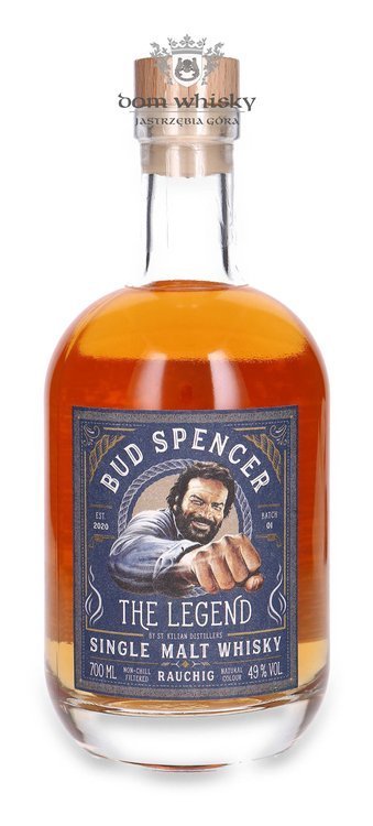 Bud Spencer The Legend “Rauchig” Single Malt Whisky, Batch 01 / 49% / 0,7l	 