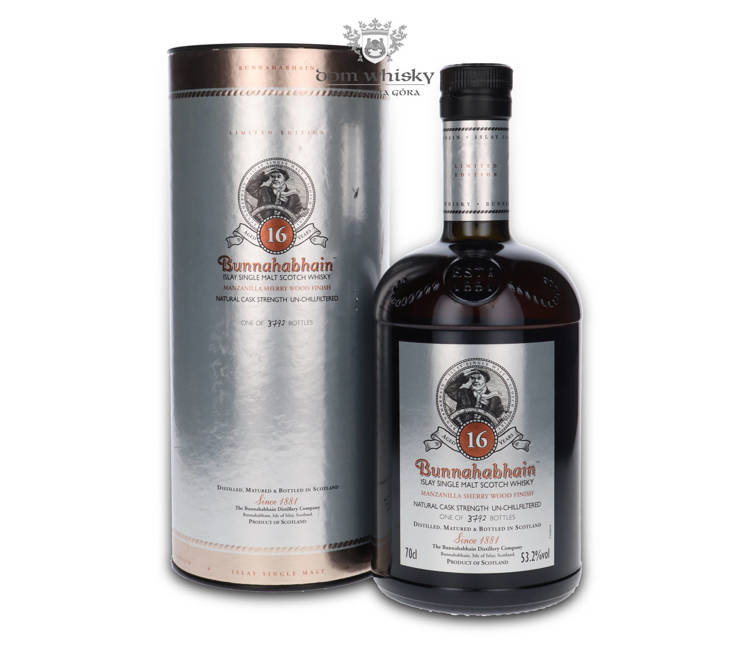 Bunnahabhain 16-letni Manzanilla Sherry Cask Finish / 53,2%/ 0,7l	