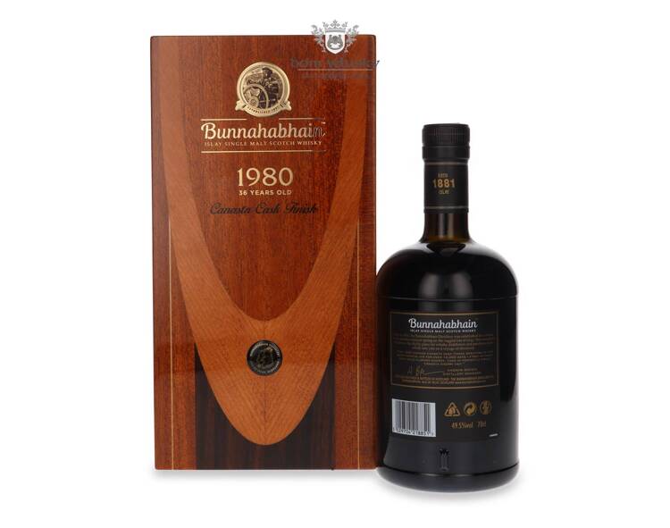 Bunnahabhain 1980, 36-letni Canasta Cask Finish / 49,5% / 0,7l		