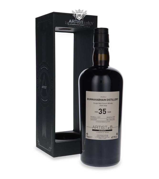 Bunnahabhain 35-letni (D.1979, B.2018) Sherry Butt, Artist #8 / 47,9%/ 0,7l 