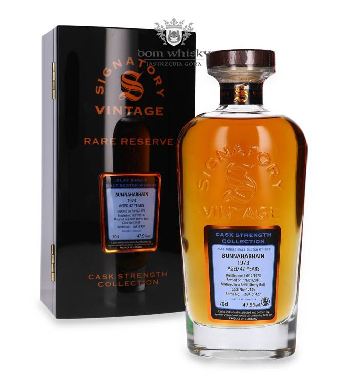 Bunnahabhain 42-letni (D.1973, B.2016) Signatory Vintage / 47,9% / 0,7l