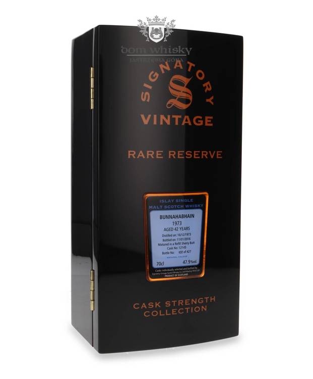 Bunnahabhain 42-letni (D.1973, B.2016) Signatory Vintage / 47,9% / 0,7l