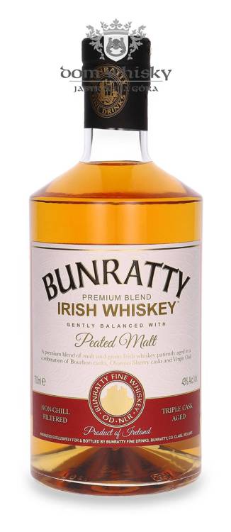 Bunratty Peated Malt, Irish Premium Blended Whiskey /43%/ 0,7l 