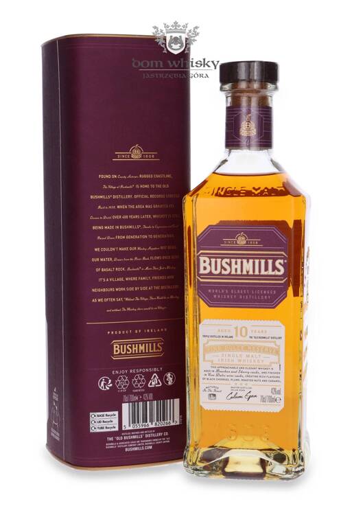 Bushmills 10-letni Vino Dulce Cask / 43% / 0,7l