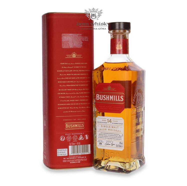 Bushmills 14-letni Malaga Cask Finish / 40% / 0,7l	