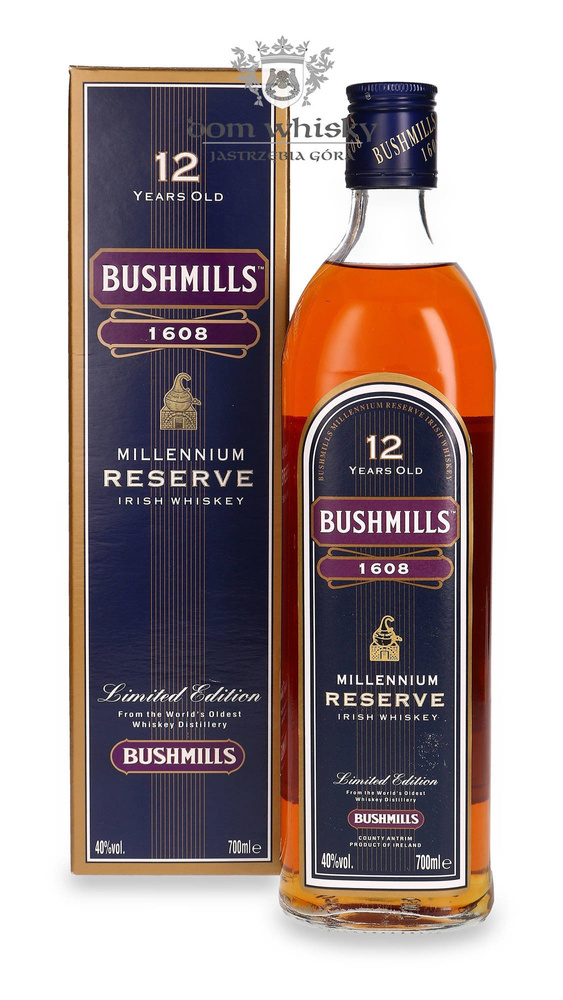 Bushmills 1608 Millennium Reserve 12-letni / 40%/ 0,7l