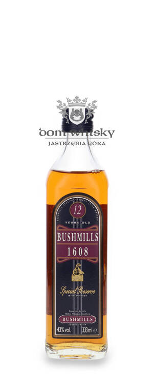 Bushmills 1608 Special Reserve 12-letni / 43%/ 0,333l