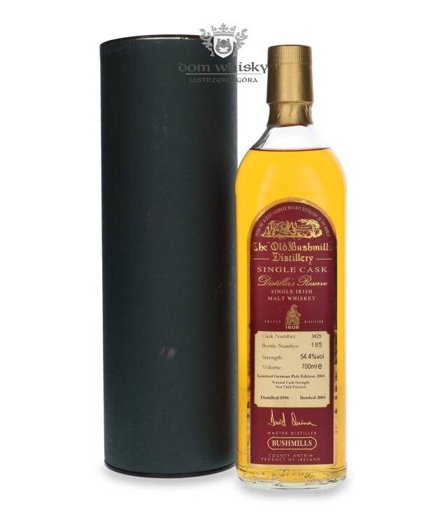 Bushmills 1986 Single Cask (Bottled 2001) German Pub Edition /54,4%/ 0,7l