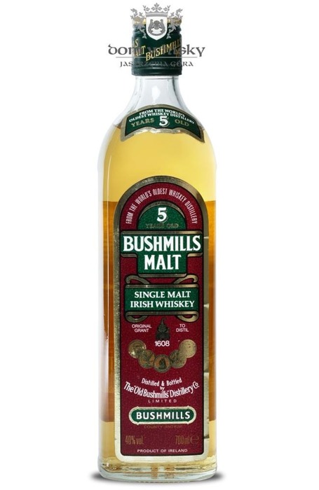 Bushmills 5-letni / 40%/ 0,7l