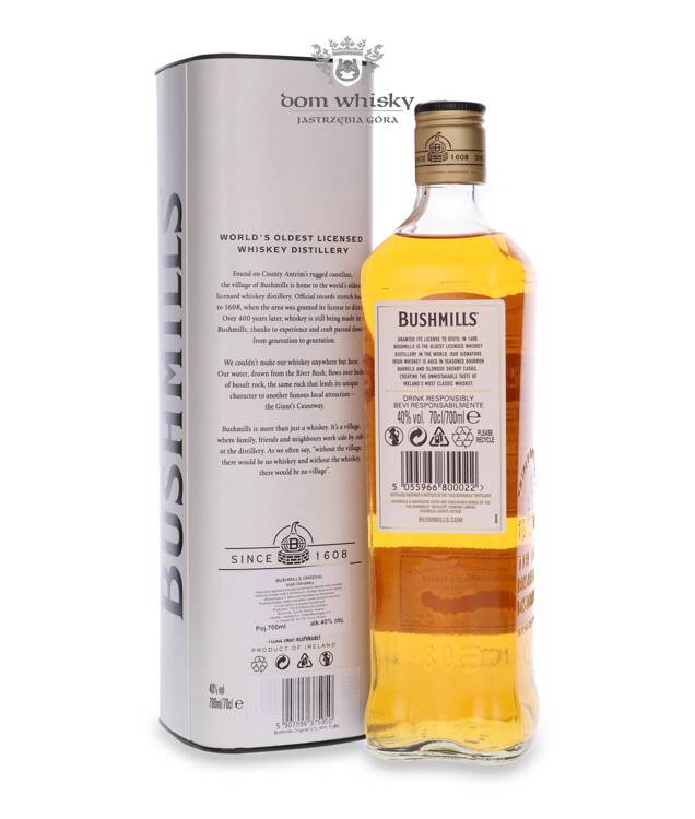 Bushmills Original /Tuba / 40% / 0,7l